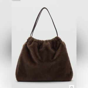 FAUX-FUR SHOULDER BAG